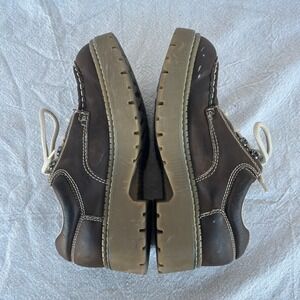 Y2K No Boundaries Womens Brown Chunky Platform Lace Up Oxford Shoes Size 8.5